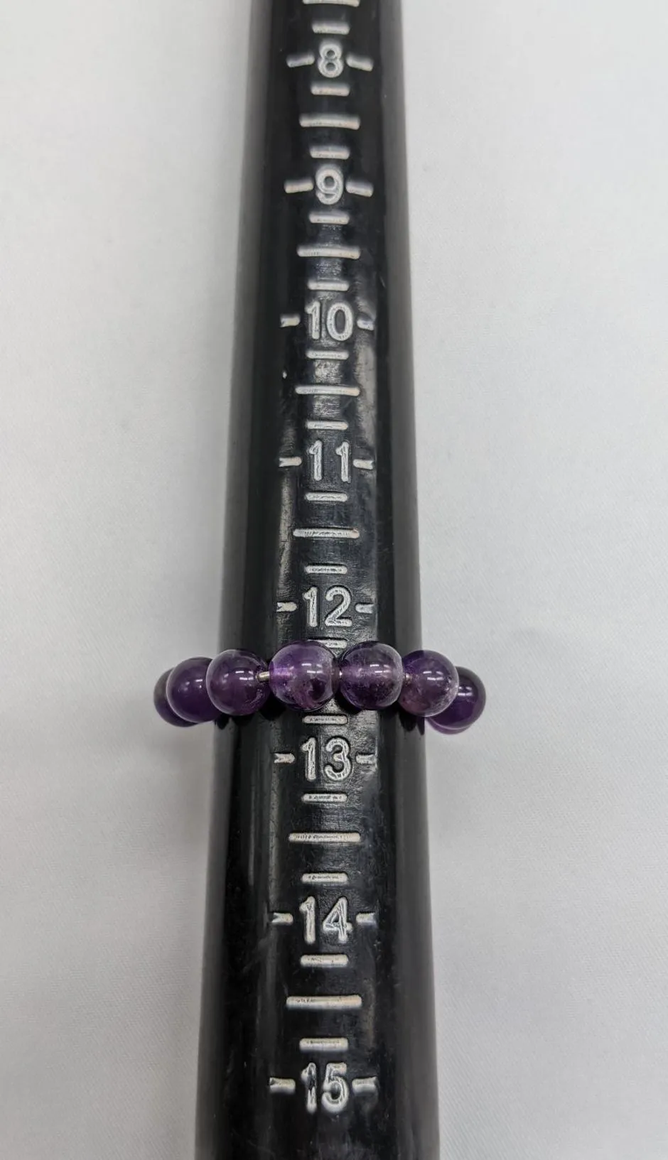 Amethyst Beaded Ring