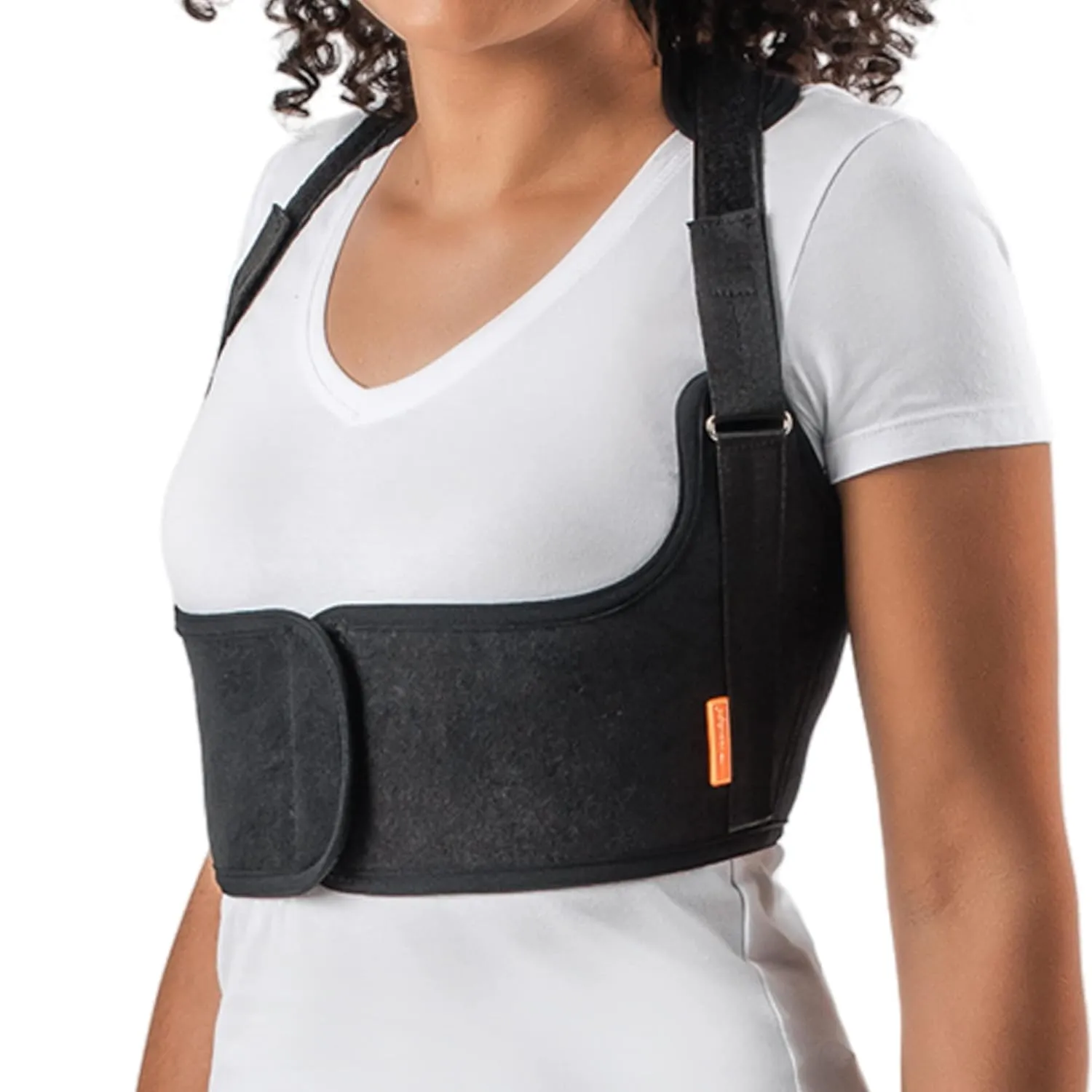 Boost Upper Back Brace - Adjustable Posture Corrector for Women and Men, Pain Relief, Back Support Belt, Neck Hump Corrector - Posture Adjustment, Physiotherapy Treatment - Black, Medium