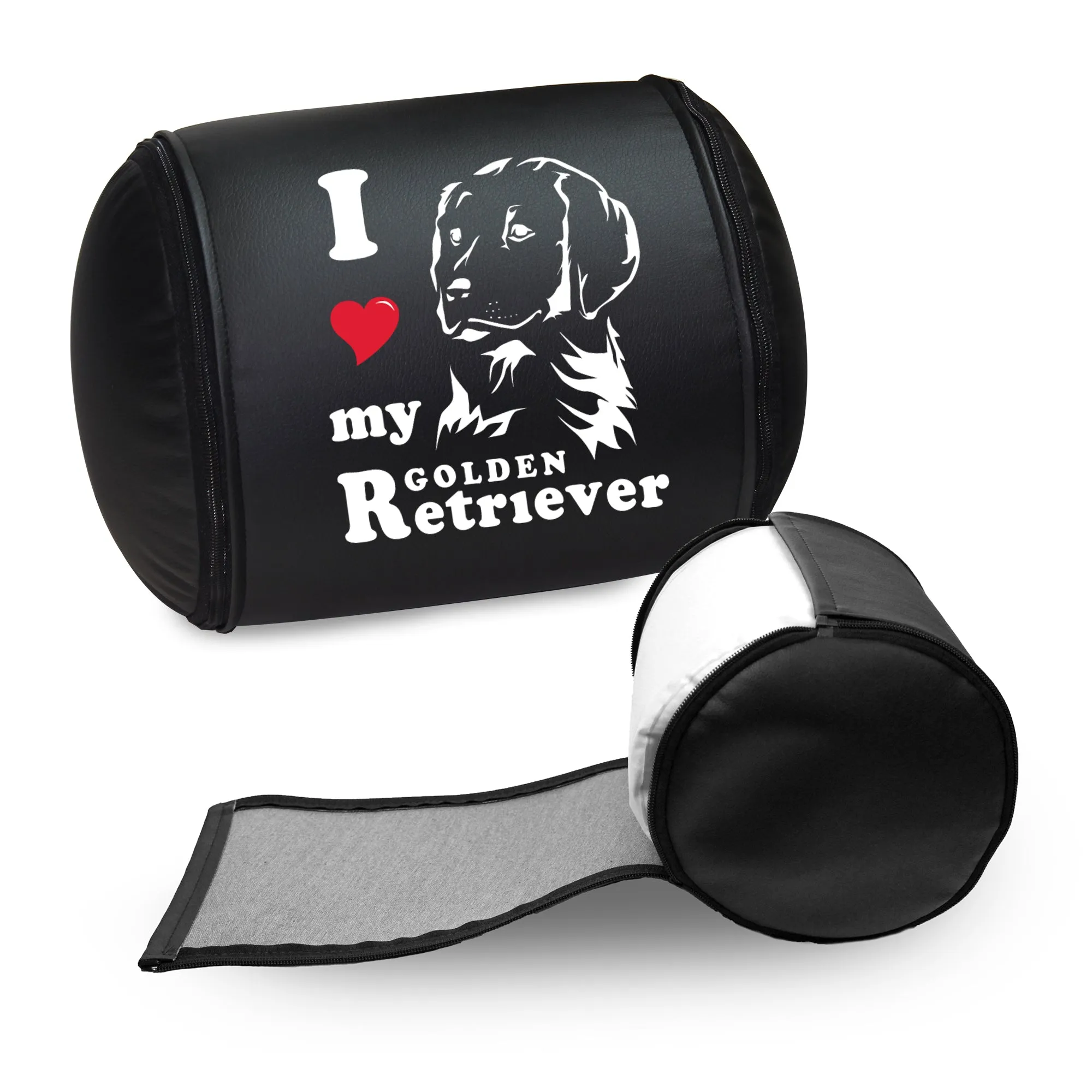 I Love My Golden Retriever Logo Panel