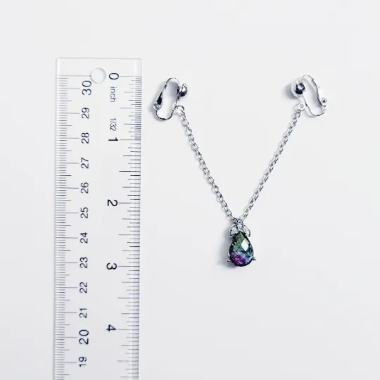 Labia Chain Dangle with Gemstone