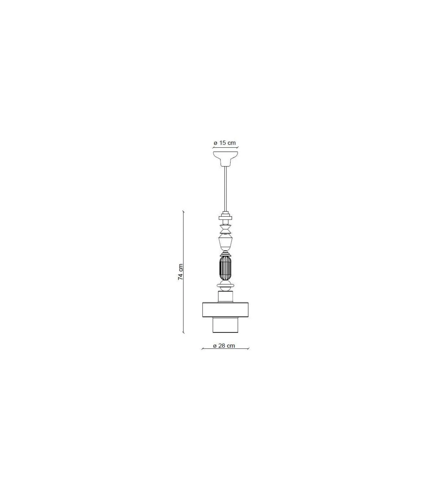 Lariat Cylinder Pendant Light