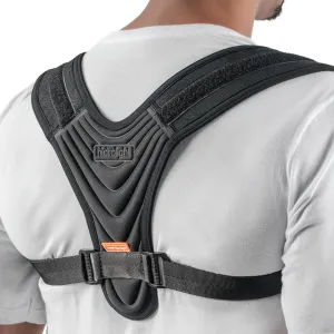 Lean Posture Corrector - Adjustable Posture Corrector for Women and Men, Pain Relief, Back Support Belt, Neck Hump Corrector - Posture Adjustment, Physiotherapy Treatment - Black, Small