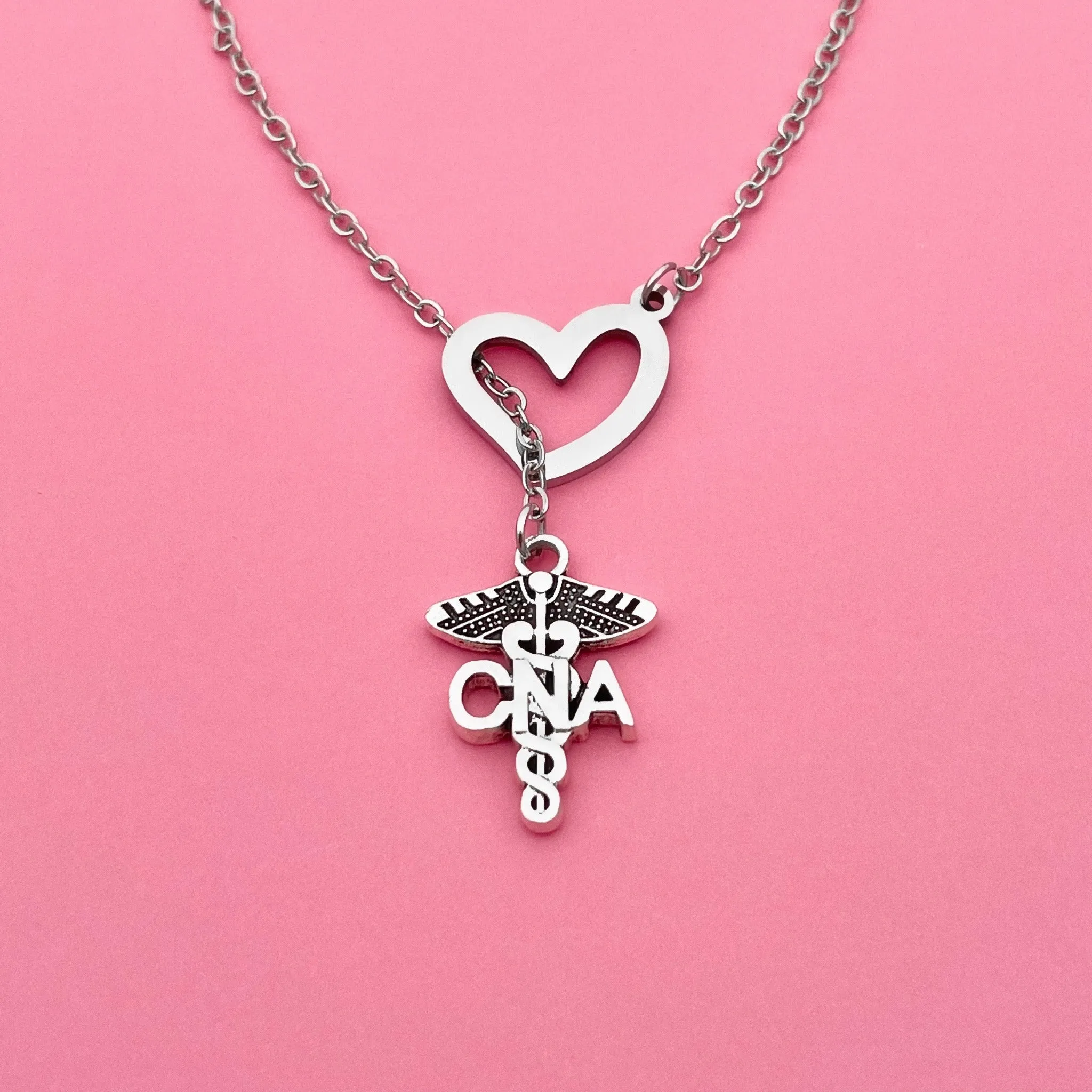 Loookus - CNA Love Lariat Necklace