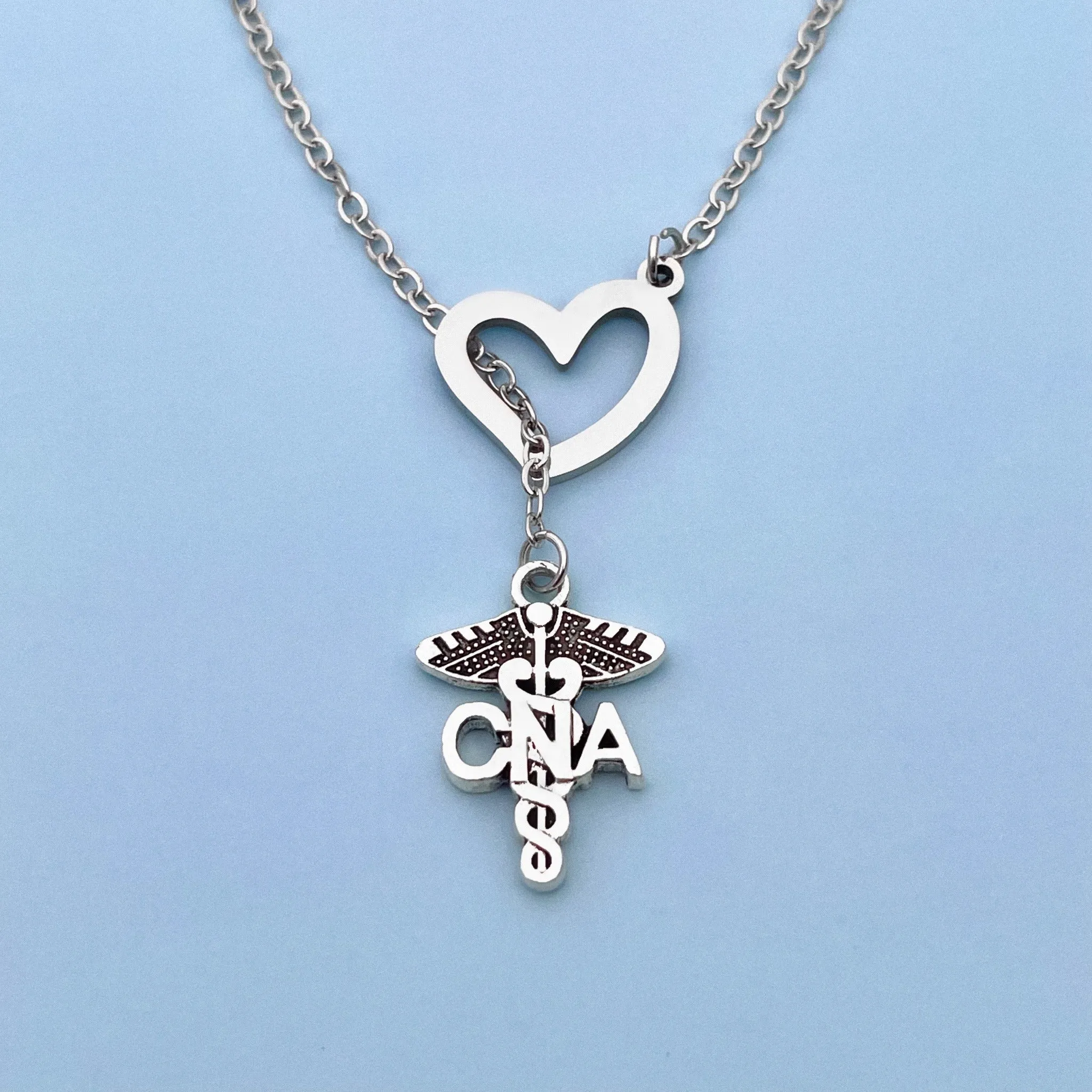 Loookus - CNA Love Lariat Necklace